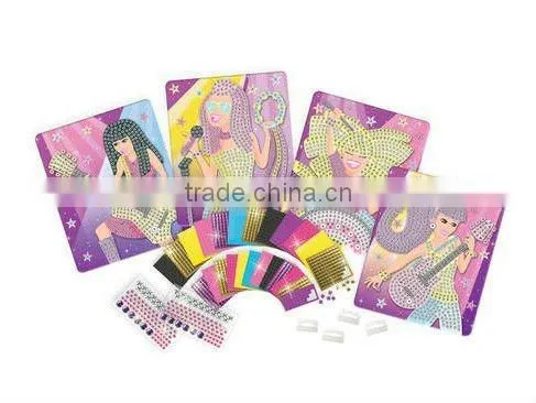 toy/Puppy sticky mosaics/JCW0002/kids DIY craft kit/develop kids wisdom/fun/EVA/popular gifts