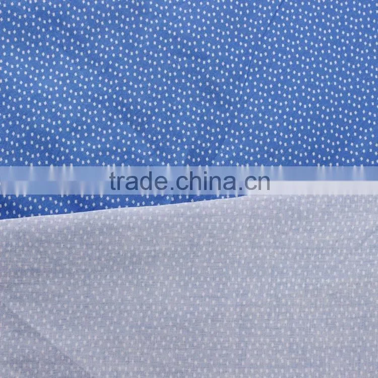 high quality product of woven textile poplin cotton fabric printed dots