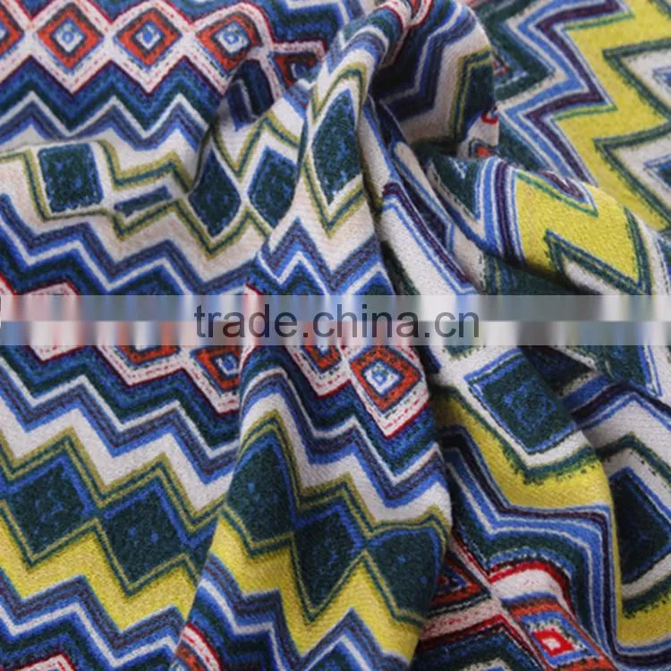 new fashion design 40S knit cotton printing fabric for baby shirt textiles 2016