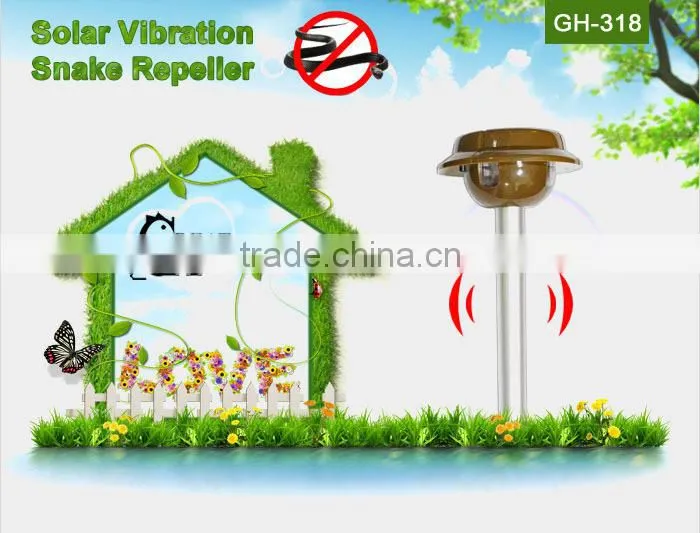 GH-318 Patent solar vibration snake repeller