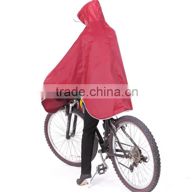 polyester with PVC coating waterproof rain cover for bicycle