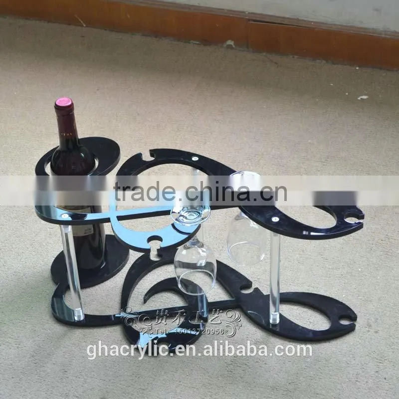 GH-RZ241 2014 new design! hot sale tabletop wine storage rack / wine rack / wine shelf