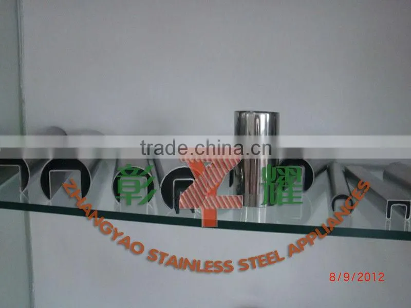 stainless steel glass railing system end cap & hardware
