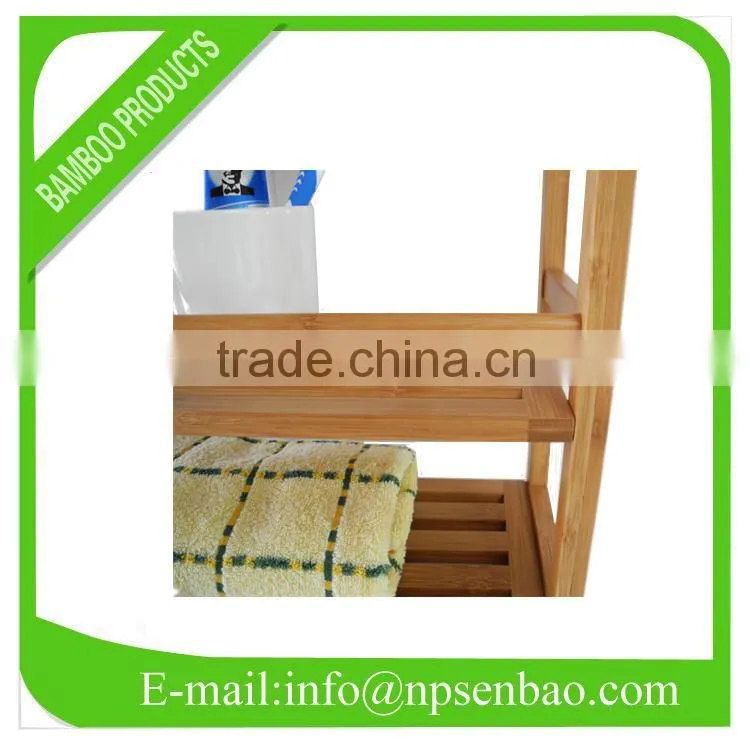 Bamboo towel rack