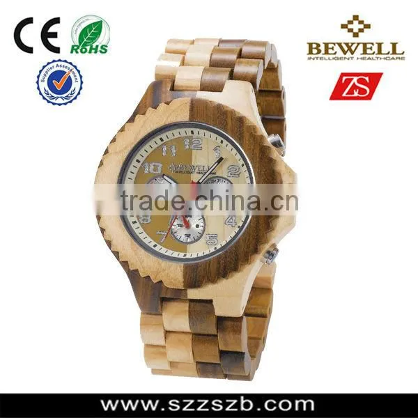 Top sale Elegance Fashion charming competitive price men waterproof wood watch