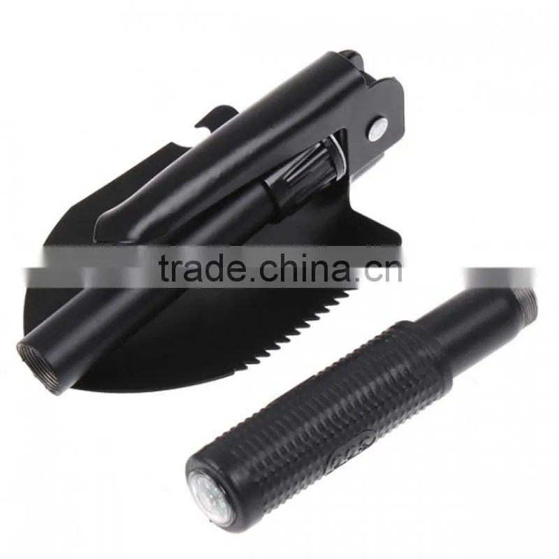Camping portable multifunction folding shovel with bottle opener