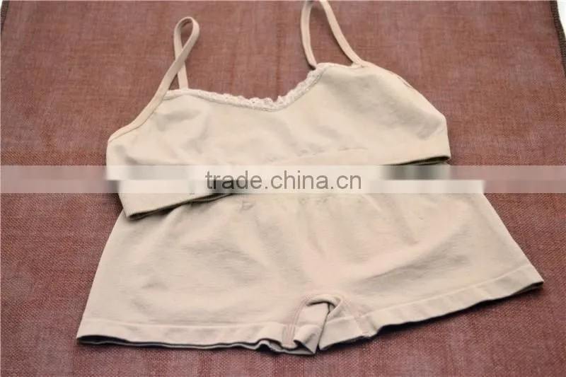 Pep hot cami seamless young girls crop tops underwear