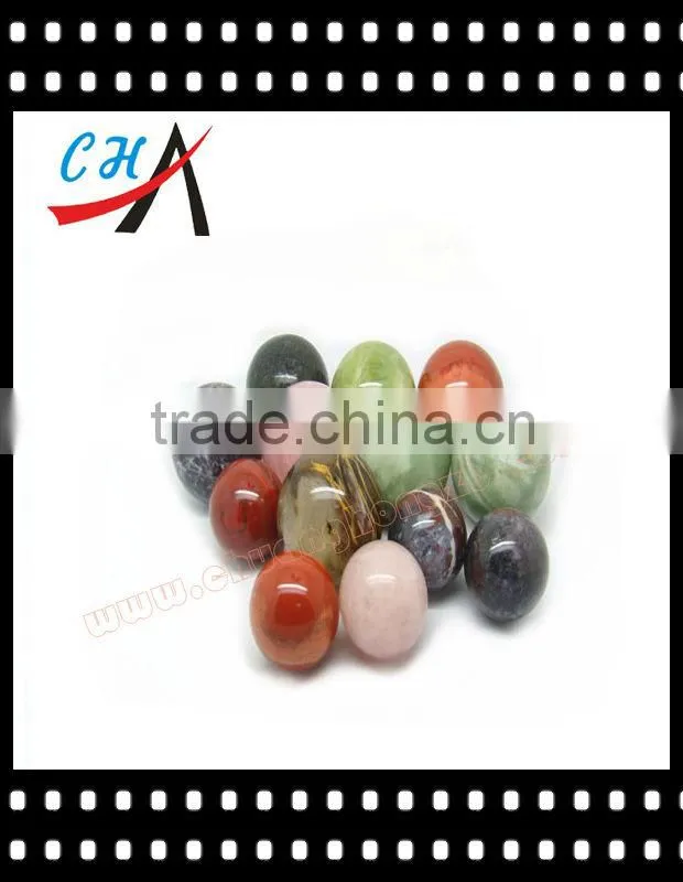 30-50mm Polished Bloodstone Red Gemstone Eggs