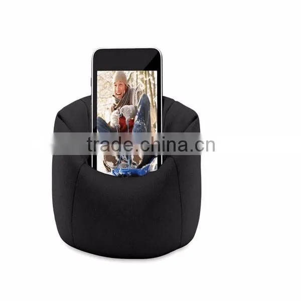 bean bag mobile phone holder