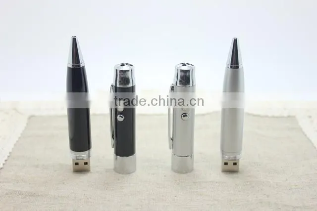4 in 1 multi function laser pointer usb pen drive ,ball pen with LED light and UV money detector light