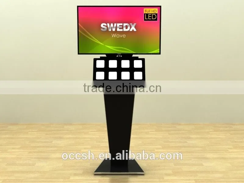 50 Inches Touch Panel Advertising Display Kiosk Stand 4K DIgital Signage