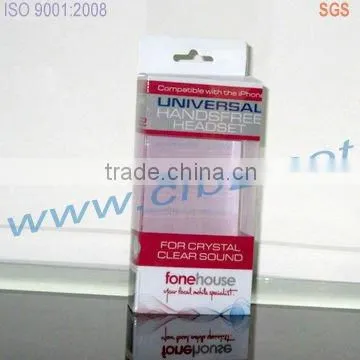 MP3 clear PET plastic packaging
