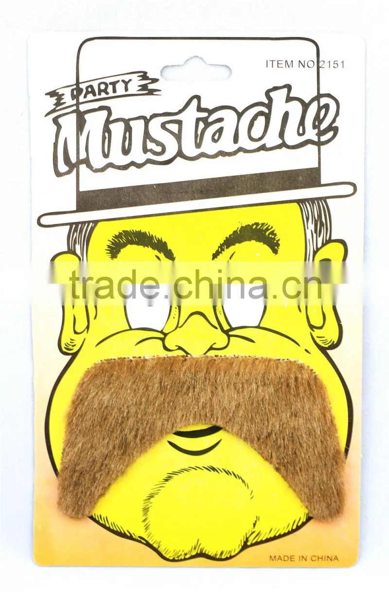Artificial mustache