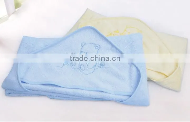 China supply wholesale hooded baby towel with 100% bamboo