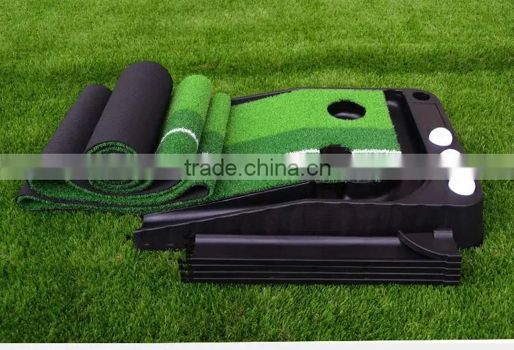 Golf putting mat,Mini Golf Putting trainer with automatic ball return