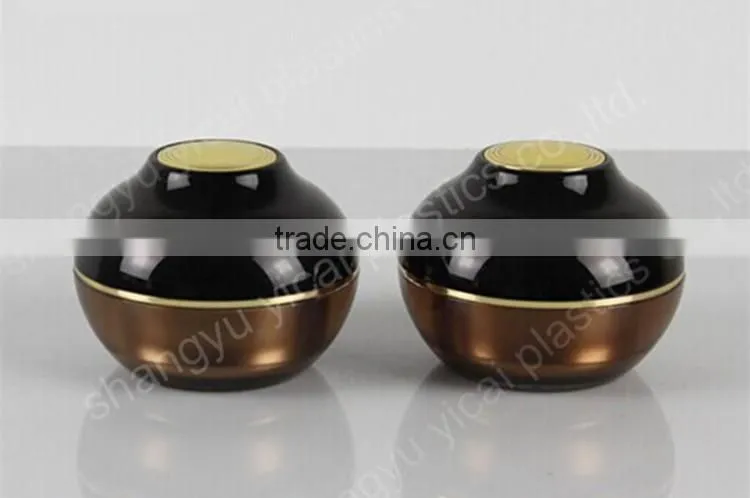 Korea Popular Luxury Acrylic Cosmetics Cream Empty 50ml Cosmetic Plastic Container