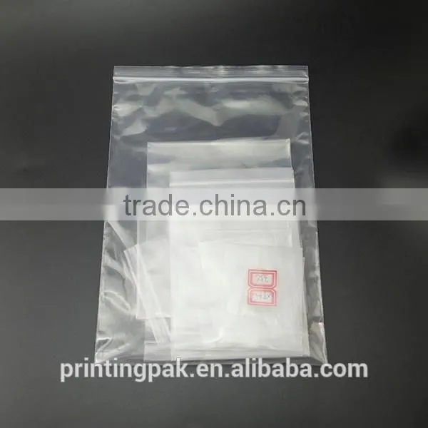 Accept custom order and clothing net colored feature zip lock bag