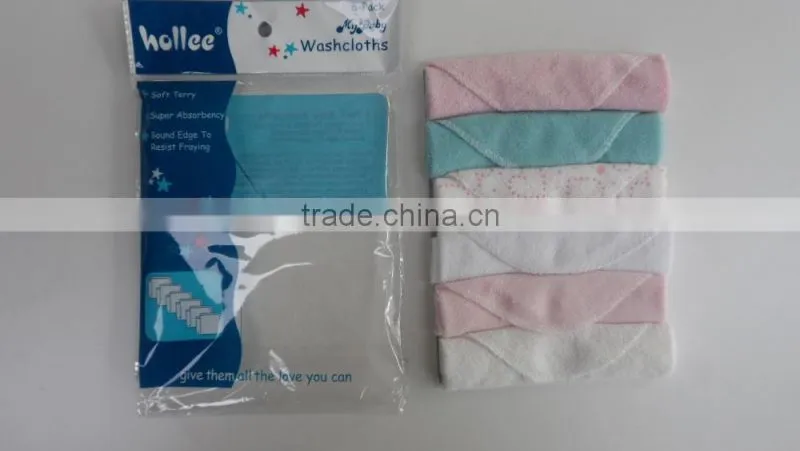 BC1097 colorful cheap baby washcloth