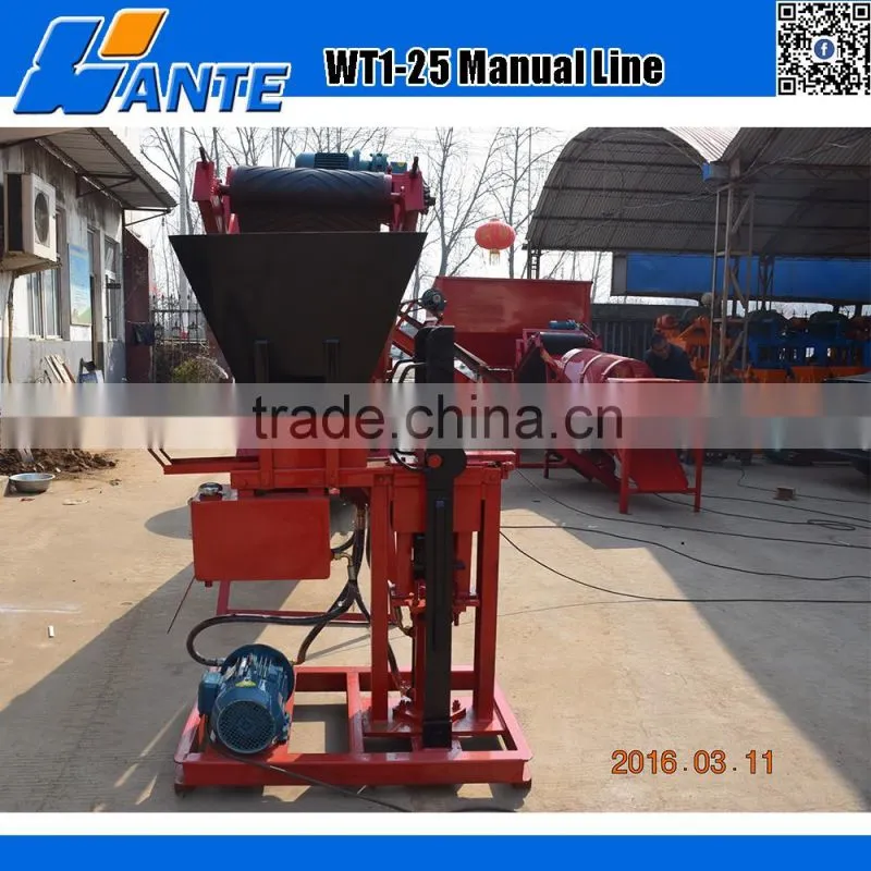 WT1-25 eco brick machine eco premium 2700 clay brick machine