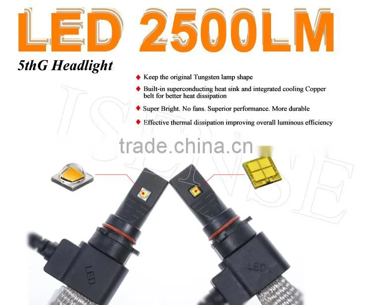 2015 China 6500k 5th generation headlight cars auto parts hot new products