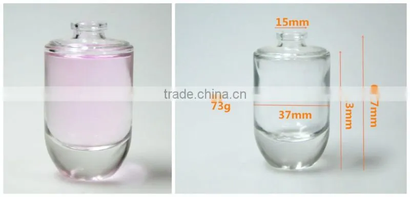 Glass empty pump perfume glass bottles factory