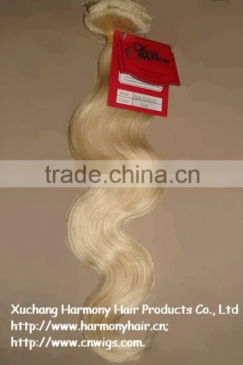 SUPER remy 22 inch clip in human hair extensions