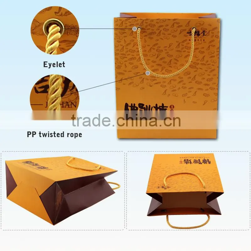 Price Guangzhou Fancy Advertising Paper Bag For Wine