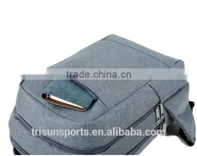 waterproof grey business laptop backpack of china supplier