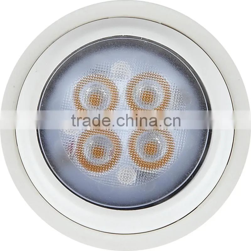 CE & RoHS 230V GU 10 Base 45 Degree Beam angle Warm White LED Spotlights