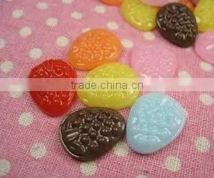 Hot sale flat back resins bow for jewelry or phone decoration