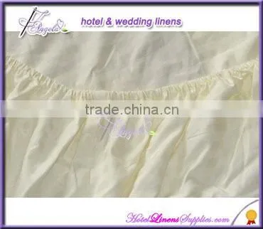 fitted sheets, stripe fitted bed sheets for hotels, motels--with skirting walls