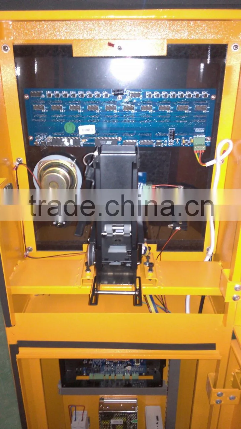 Compact parking automatic card collector with RFID card reader