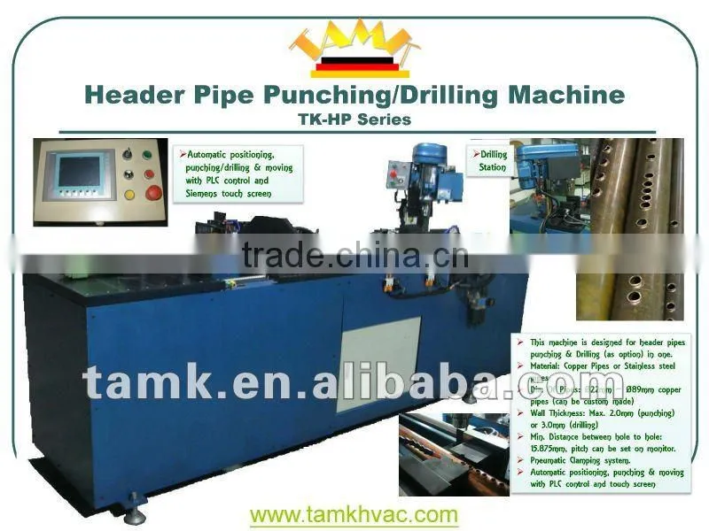 Header Pipe Drilling Machine