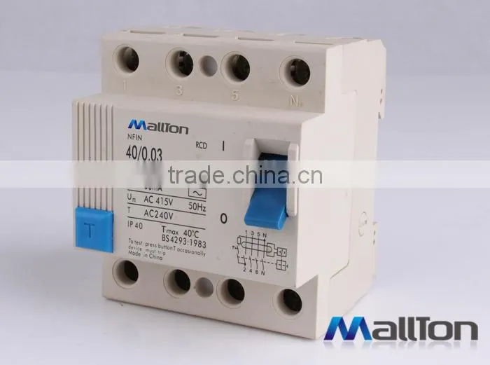 CE certificate shunt trip circuit breaker