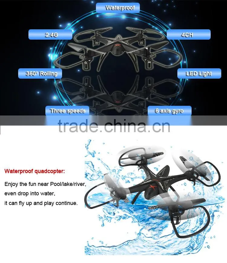 2.4G 4CH RC underwater drone with three speeds