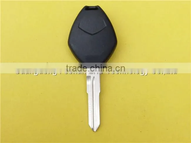 Replacement 2+1 Buttons No Logo Uncut Right Groove Blade Keyless Remote Housing Fob Key Case Shell Mistubishi Car Key