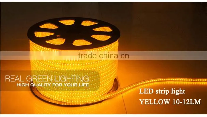 Yellow SMD 3528 120V Flexible Silicon LED Strip Lighting