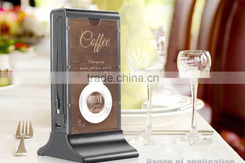 Factory Prices Universal Public Power Bank OEM Advert Service for Bar/Coffee Room/KTV/Restaurant HY-C201