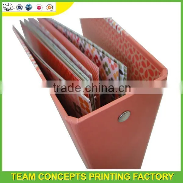 China supplier printing ring binder paper folder