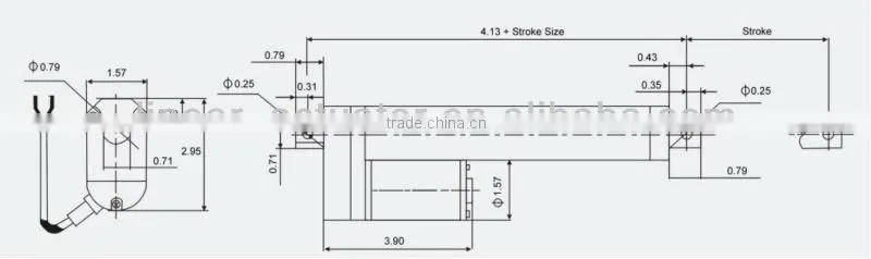 linear actuator for door lock