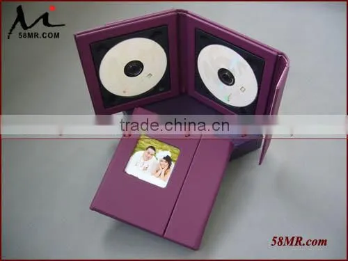 Supreme Deluxe Classic Wedding Leather CD DVD Folio