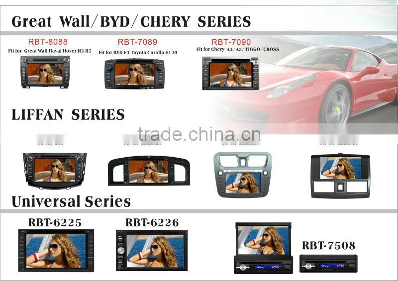 8.0inch HD 1080P BT TV GPS IPOD Fit for liffan X60 car dvd gps navigation