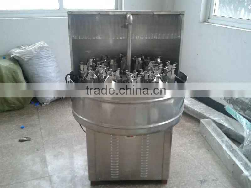 Semi automatic rotary bottle washing machine