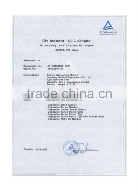 316 Stainless Steel Tattoo medical Loose Needles (0.25mm-0.40mm) High quality material