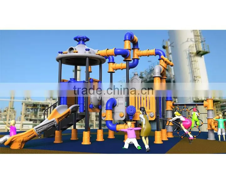 galvanized steel material outdoor playground equipment for amusement park