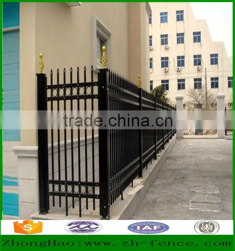 High quality PVC coated Zinc Steel tubular Fence for sale
