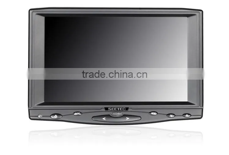 Widescreen 7 inch touch panel lcd mini av input tft screen flexible high brightness industrial monitor car
