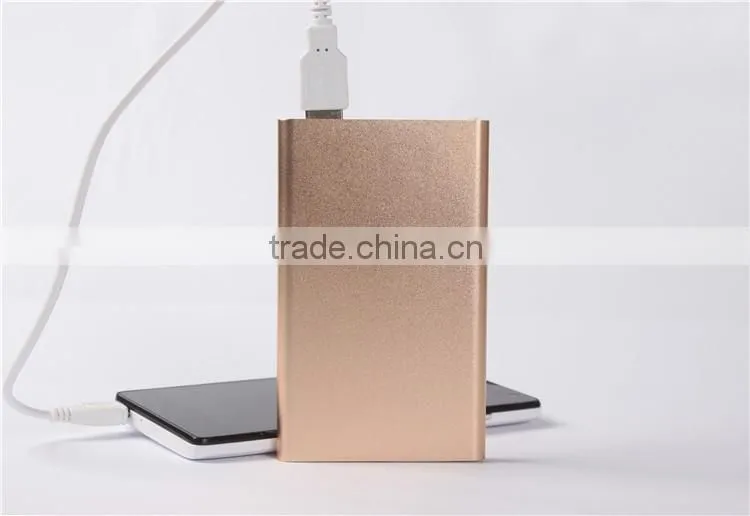 10MM ultrathin aluminum power bank 12000mAh