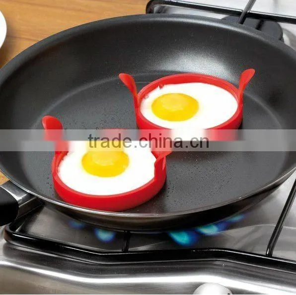 flower shape non stick silicone cooking egg ring