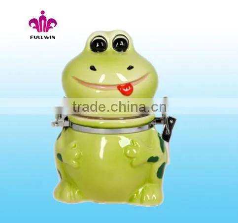 Pig Clip Ceramic Canister w/airtight